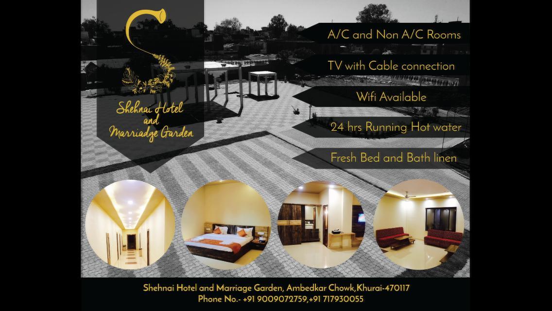 Hotel Shehnai Garden Khurai Ngoại thất bức ảnh
